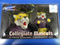 LSU Tigers NCAA University College Christmas Tree Gift Ceramic Mascot Ornaments