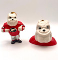 Georgia Bulldogs SEC NCAA College Christmas Tree Gift Ceramic Mascot Ornaments