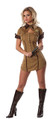 Pull Over Police Officer Delicious Adult Costume - BROWN