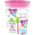 Little Chef Cook Baking Food Girls Kids Birthday Party Favor 16 oz. Plastic Cup