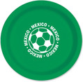 Mexico El Tri La Plaga Negra FIFA World Cup Soccer Sports Party 9" Dinner Plates