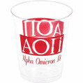 Alpha Omicron Pi Sorority Party 10 oz. Plastic Cups