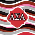 Alpha Sigma Alpha Sorority Party Beverage Napkins