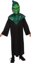 Red Supreme Alien Robe Captain Trebor Green Space Alien Robe Fancy Dress Up Halloween Child ...