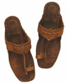 Hippie Sandals Brown 60's Retro Fancy Dress Up Halloween Adult Costume Accessory