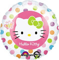 Hello Kitty Rainbow Dots Sanrio Cat Birthday Party Decoration 18" Mylar Balloon