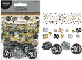 Sparkling Celebration Over Hill 30th Birthday Party Decoration Confetti 3-Pack