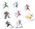 Power Rangers Classic Mighty Morphin Kids Birthday Party Favor Temporary Tattoos