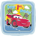 Disney Cars Pixar Movie 1st Birthday Party Decoration 18" Square Mylar Balloon