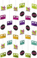 Awesome Party Retro 80's Decades Theme Party Hanging String Decorations