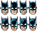 Batman Heroes Unite DC Comics Superhero Kids Birthday Party Favor Paper Masks