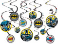 Batman Heroes Unite DC Comics Superhero Birthday Party Hanging Swirl Decorations