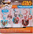 Star Wars Rebels Cartoon Disney Kids Birthday Party Hanging Swirl Decorations