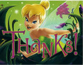 Tinker Bell Disney Fairy Pixie Peter Pan Birthday Party Thank You Notes Cards