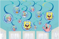 SpongeBob SquarePants Nickelodeon Kids Birthday Party Hanging Swirl Decorations