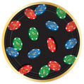 Roll the Dice Prom Table Games Casino Theme Party 7" Paper Dessert Plates