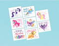 My Little Pony Friendship Adventures Kids Birthday Party Favor Temporary Tattoos