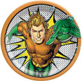 Justice League Heroes Unite DC Superhero Birthday Party 9" Dinner Plates AQUAMAN