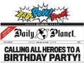 Justice League Heroes Unite DC Superhero Kids Birthday Party Invitations