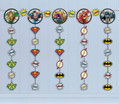 Justice League Heroes Unite DC Superhero Kids Birthday Party String Decorations