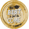 The Best Is Yet To Come School Graduation Party 10.5" Paper Banquet Plates