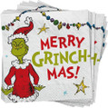 Traditional Grinch Stole Christmas Seuss Holiday Party Paper Beverage Napkins