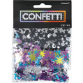 Time to Party Black New Year 21st Birthday Party Decoration Confetti 3-Pack