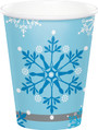 Snow Princess Frozen Winter Holiday Kids Birthday Party 9 oz. Paper Cups