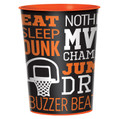 Nothin' But Net Basketball All Star Pro Sports Party Favor 16 oz. Plastic Cup