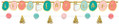 Eat & Enjoy Food Banquet Cocktail Garden Party Decoration Banner Kit