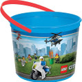 Lego City Movie Toy Game Kids Awesome Birthday Party Favor Plastic Bucket