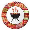 Chill & Grill Cookout BBQ Summer Picnic Lake Pool Party 7" Paper Dessert Plates