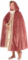 Royal Princess Cape Medieval Fancy Dress Halloween Costume Accessory 3 COLORS