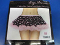 Chiffon Mini Petticoat w/Flocked Polka Dots Halloween Costume Accessory 2 COLORS