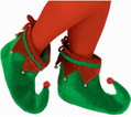 Christmas Elf Shoes Holiday Fancy Dress Up Halloween Adult Costume Accessory