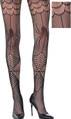 Spider & Webs Stockings Witch Fancy Dress Up Halloween Adult Costume Accessory