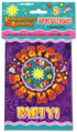 Kaleidoscope 60's Hippie Groovy Retro Birthday Party Invitations w/Envelopes