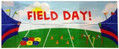 Field Day School Activity Sports Party Decoration Giant Plastic Sign Banner