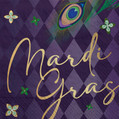 Mardi Gras Masquerade Mask Holiday Theme Party Paper Luncheon Napkins