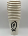 Team Sports Football Super Bowl White Theme Party 12 oz. Paper Cups