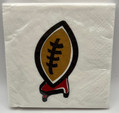 Team Sports Football Super Bowl White Theme Party Paper Beverage Napkins