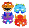 Dinosaur Prehistoric Jurassic Animal Kids Birthday Party Favor Gift Paper Masks