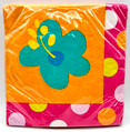 Flip Flop Fun Summer Luau Beach Birthday Theme Party Paper Luncheon Napkins