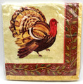 Country Thanksgiving Turkey Fall Autumn Holiday Party Paper Luncheon Napkins