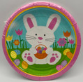 Easter Friends Bunny Rabbit Pink Pastel Spring Holiday Party 7" Dessert Plates