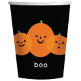 Boo Pumpkin Haunted House Carnival Halloween Party 9 oz. Paper Cups