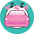 50's Decades Rock N' Roll Sock Hop Diner Retro Theme Party 7" Dessert Plates