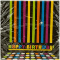 70's Decades Disco Retro Dance Theme Party Paper Luncheon Napkins HAPPY BIRTHDAY