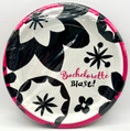 Bachelorette Blast Pink Black Cute Girls' Night Party 9" Paper Dinner Plates