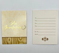 Gold Splendor 50th Anniversary Wedding Shower Party Invitations w/Envelopes